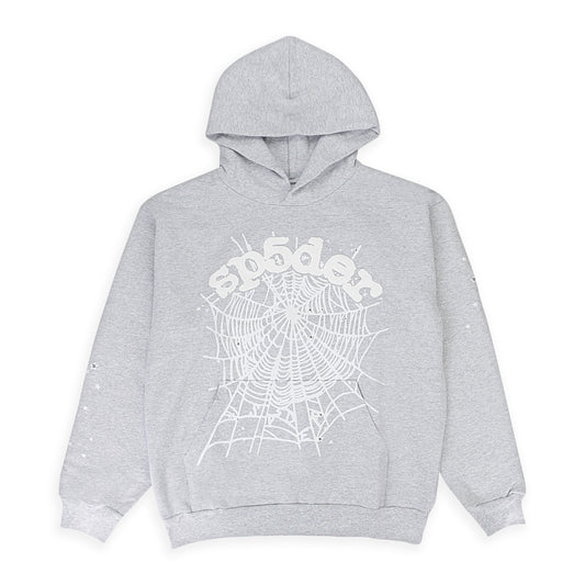 OG WEB GRAY WHITE HOODIE