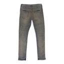 OIL REPAIR INDIGO SKINNY JEANS