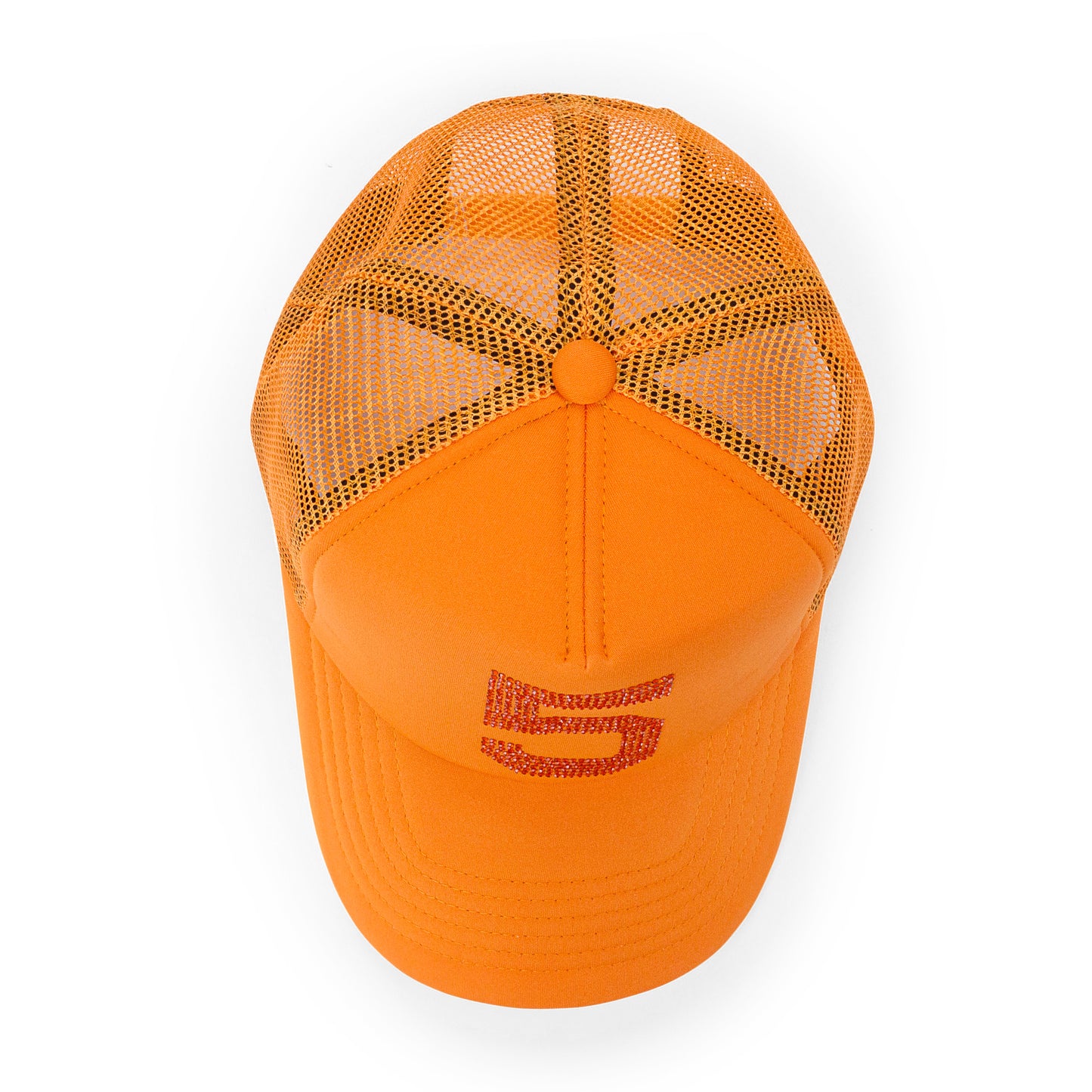 5 TRUCKER ORANGE HAT