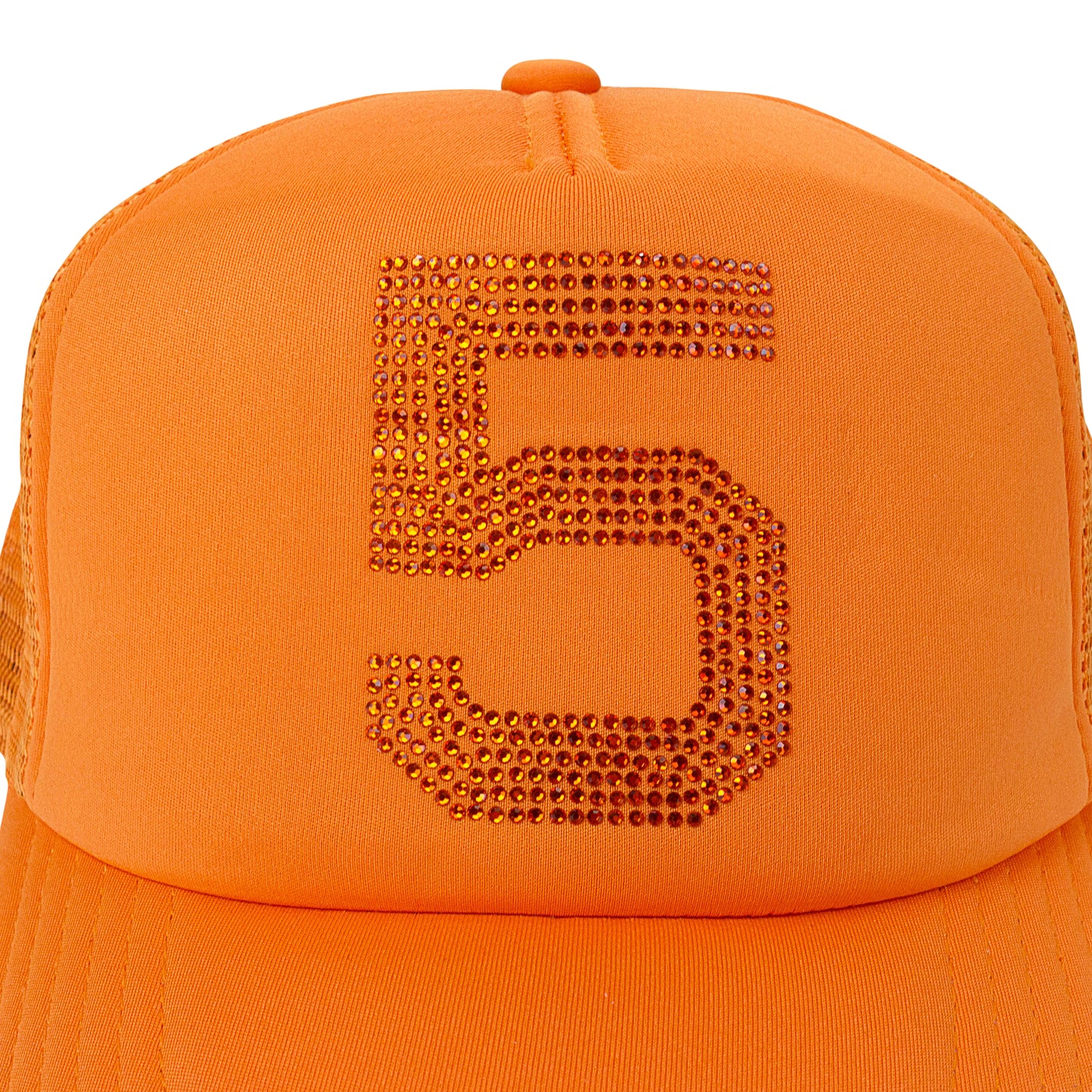 5 TRUCKER ORANGE HAT