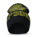 WEB BLACK YELLOW BEANIE