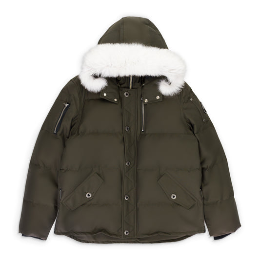 3Q JKT MENS ARMY W/NAT PUFFER JACKET