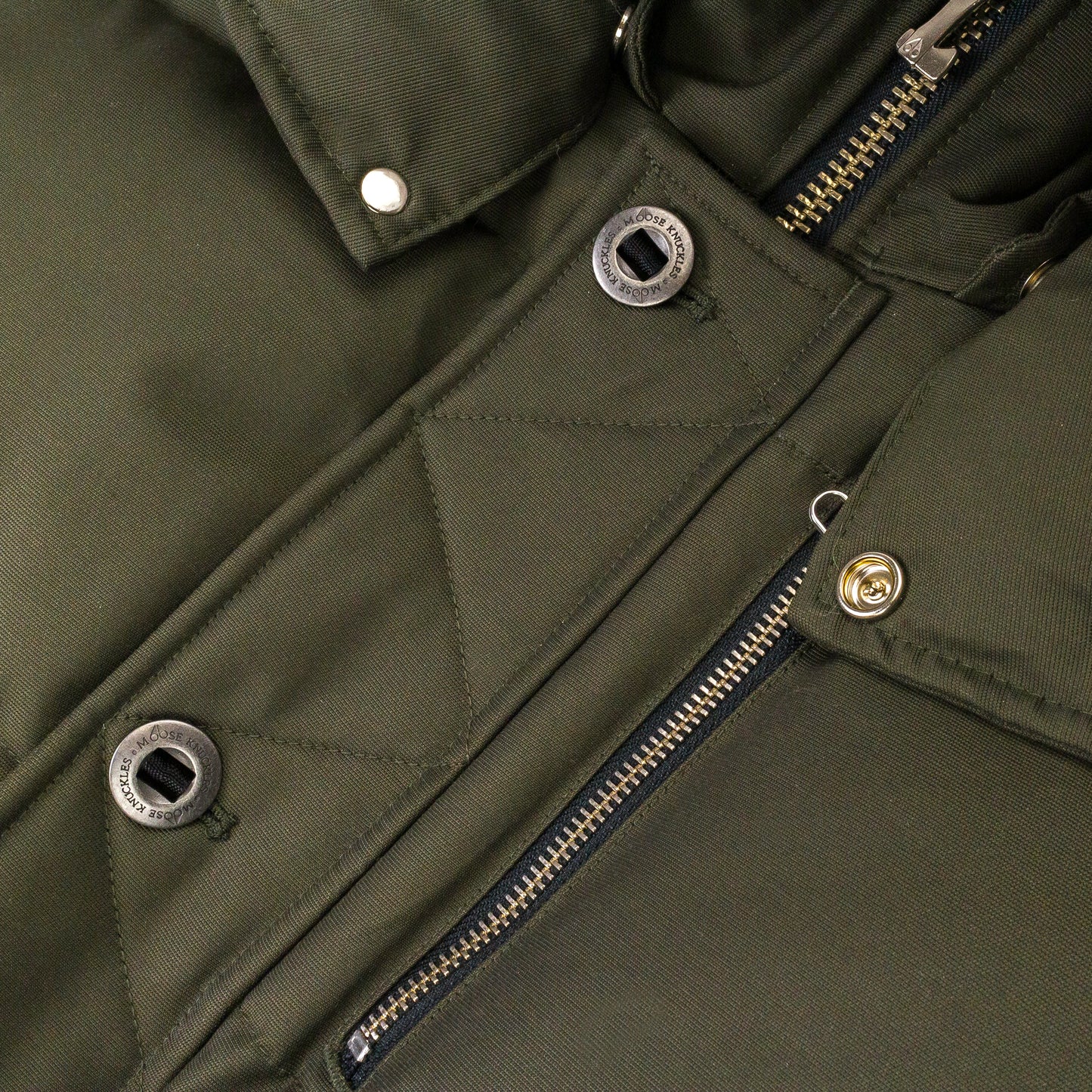 3Q JKT MENS ARMY W/NAT PUFFER JACKET