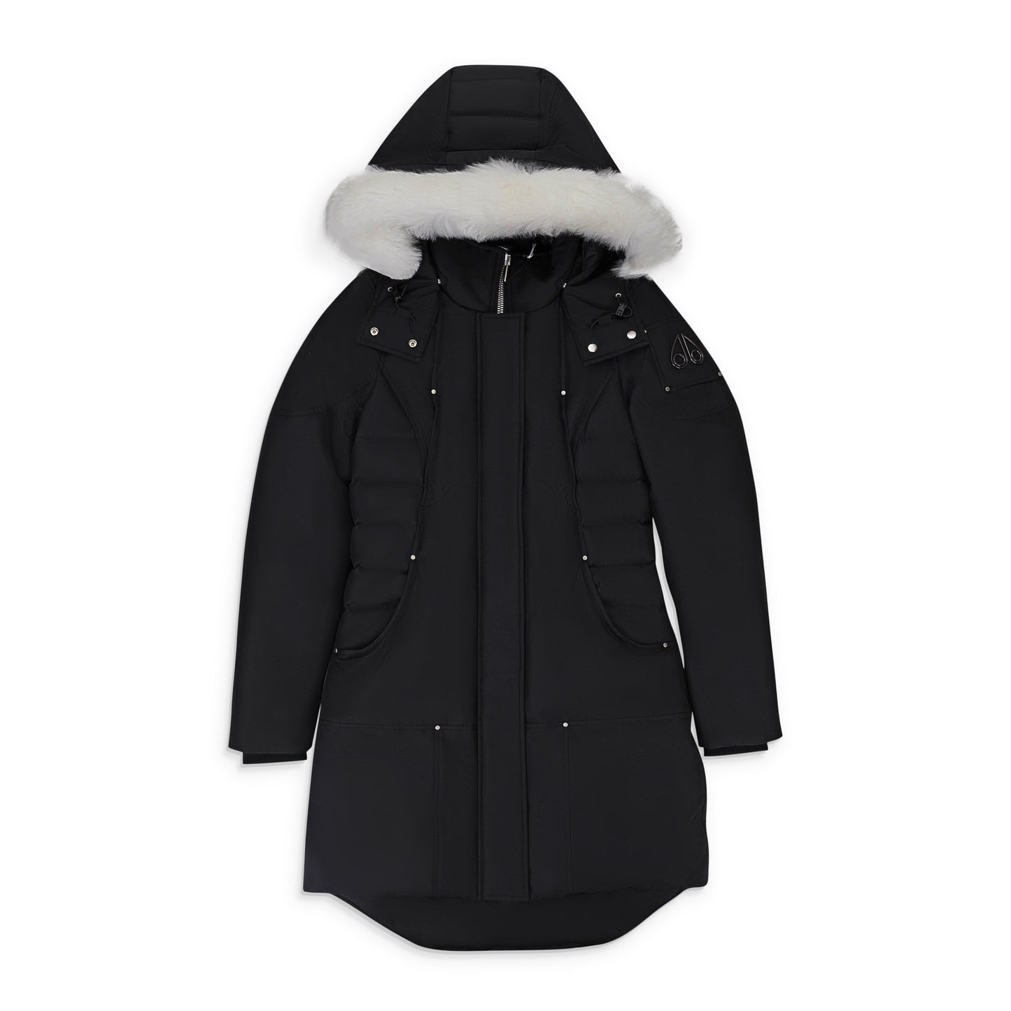 W CLOUD PARKA SH BLK W/NAT SH PARKA