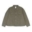 HEAVY TWILL TRACKER KHAKI DENIM JACKET