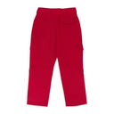 TWILL RED CARGO PANTS