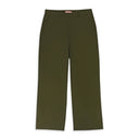 FULL LEG OLIVE GREEN STRAIGHT PANTS