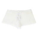 CROCHET COTTON WHITE SHORTS