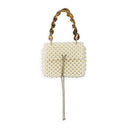 ARTISANAL LALINA PEARL PEARL/GOLD CLUTCH