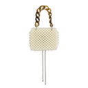 ARTISANAL LALINA PEARL PEARL/GOLD CLUTCH