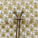 ARTISANAL LALINA PEARL PEARL/GOLD CLUTCH