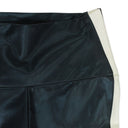 SIDE STRIPE BERMUDA BLACK SHORTS