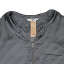 GREY MONOGRAM DAYTONA ZIP T-SHIRT