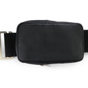 MULTI LEATHER SASH BLACK/WHITE BELT BAGS