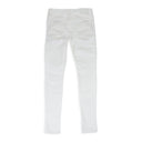 JACQUARD MONOGRAM WHITE SKINNY JEANS