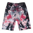 RED BLACK TIEDYE JACQUARD MONOGRAM Black SHORTS