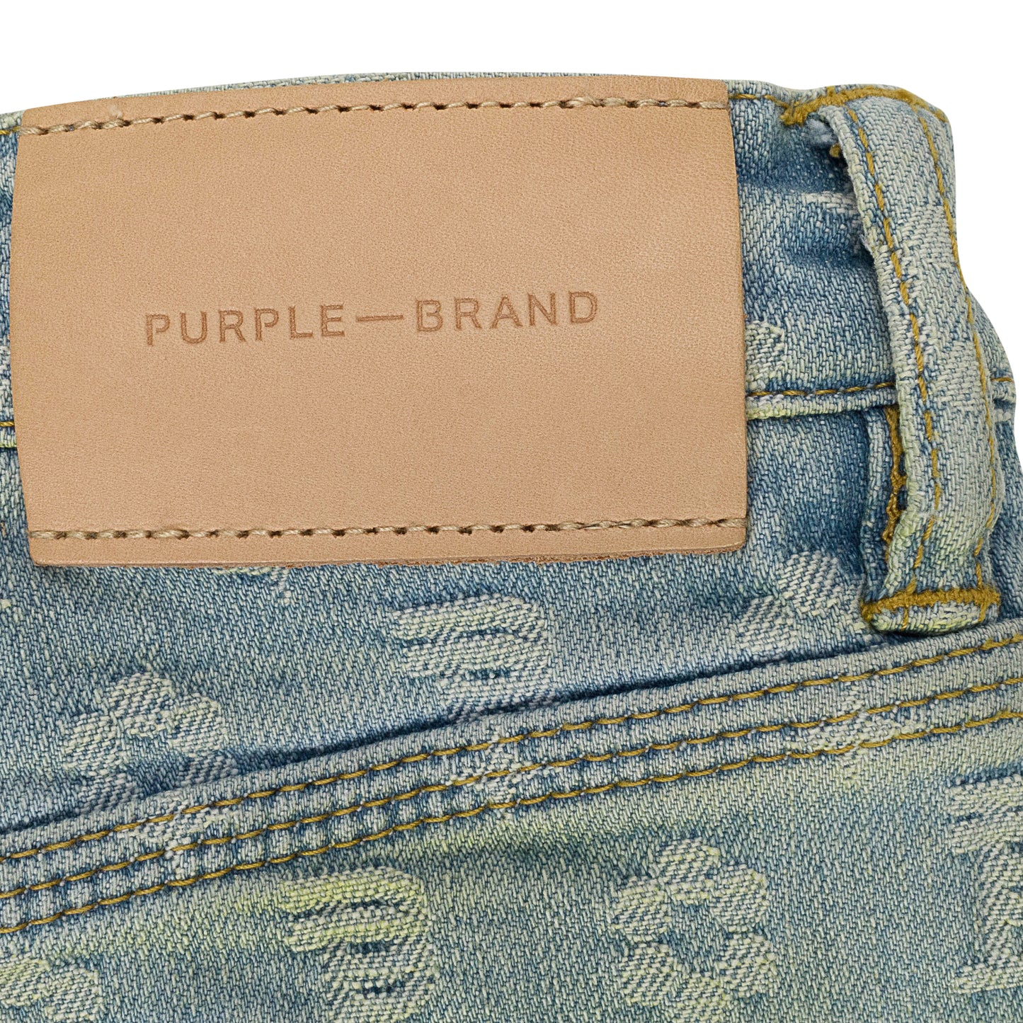 JACQUARD MONOGRAM Indigo SKINNY JEANS