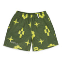 MILITARY JUMBO MONOGRAM  SWIM SHORTS