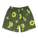 MILITARY JUMBO MONOGRAM  SWIM SHORTS