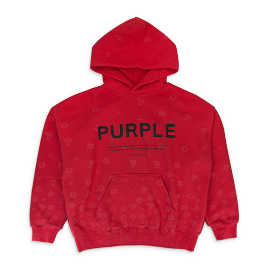 HEAVY FLEECE HOODY RED RED HOODIES & SWEATSHIRTS