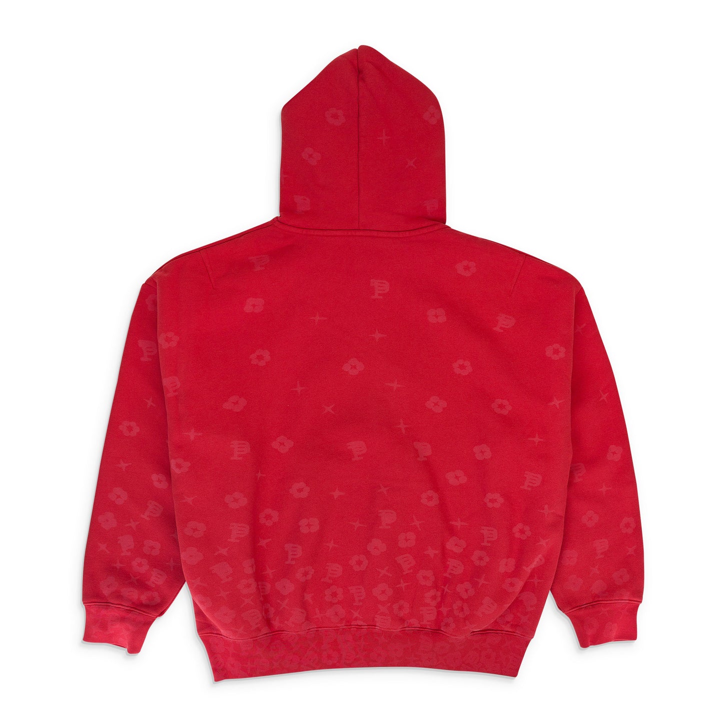 HEAVY FLEECE HOODY RED RED HOODIES & SWEATSHIRTS