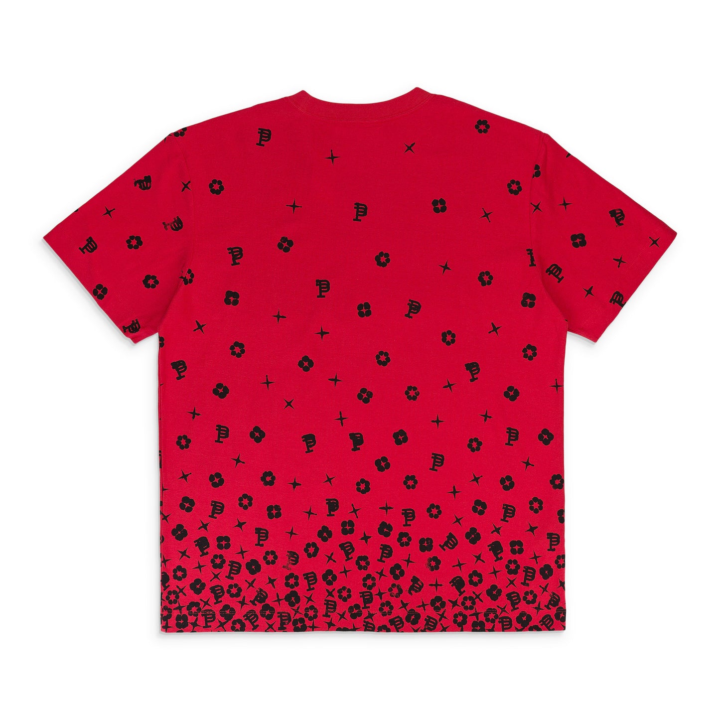 TEXTURED JERSEY SS TEE RED T-SHIRTS