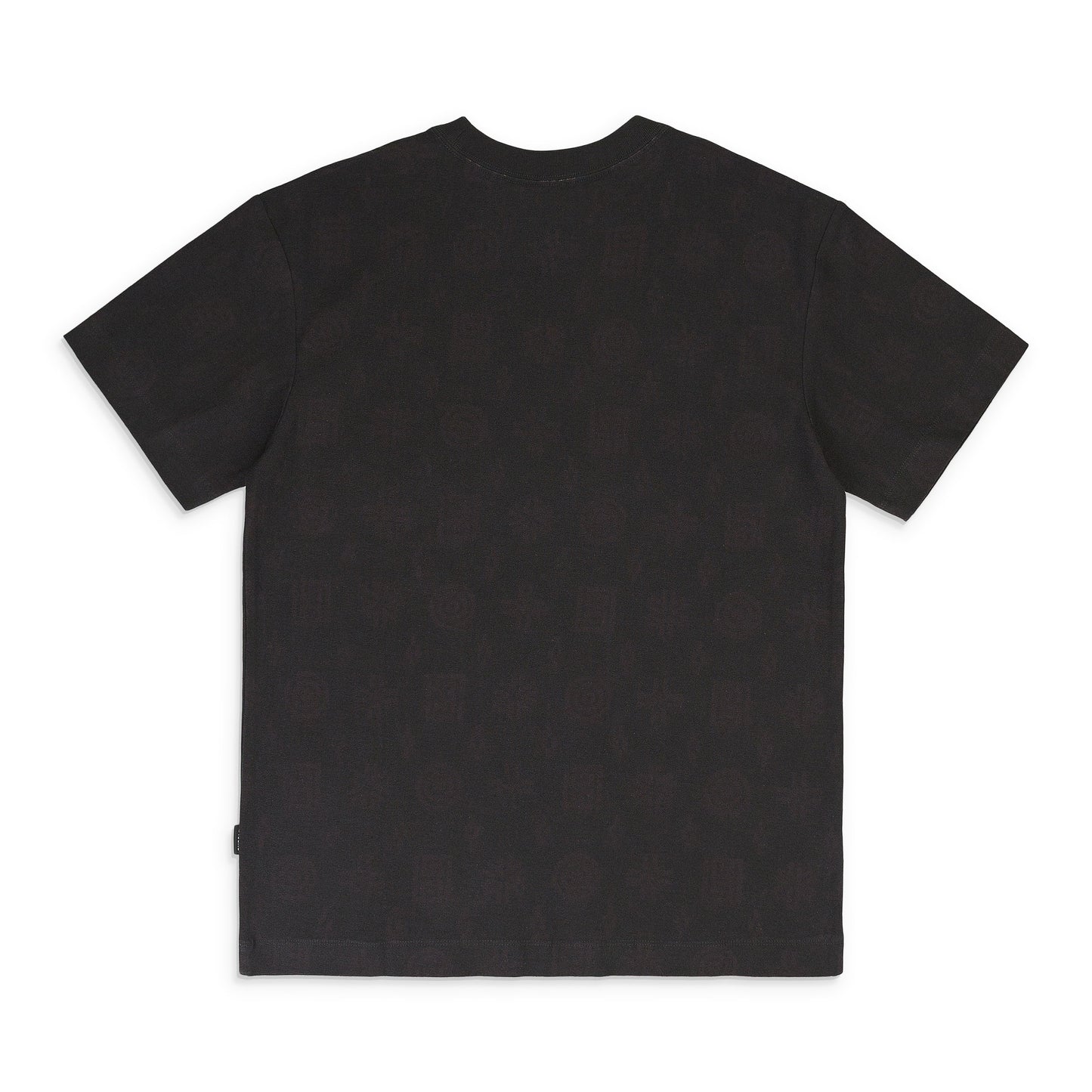 TEXTURED JERSEY SS TEE - MONOGRAM BLACK  T-SHIRTS