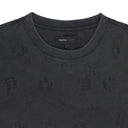 TEXTURED JERSEY SS TEE BLACK T-SHIRTS