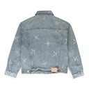 TYPE MONOGRAM OVERSIZED LT INDIGO DENIM JACKETS