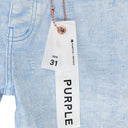 PLACID MONOGRAM JACQUARD Blue SKINNY JEANS