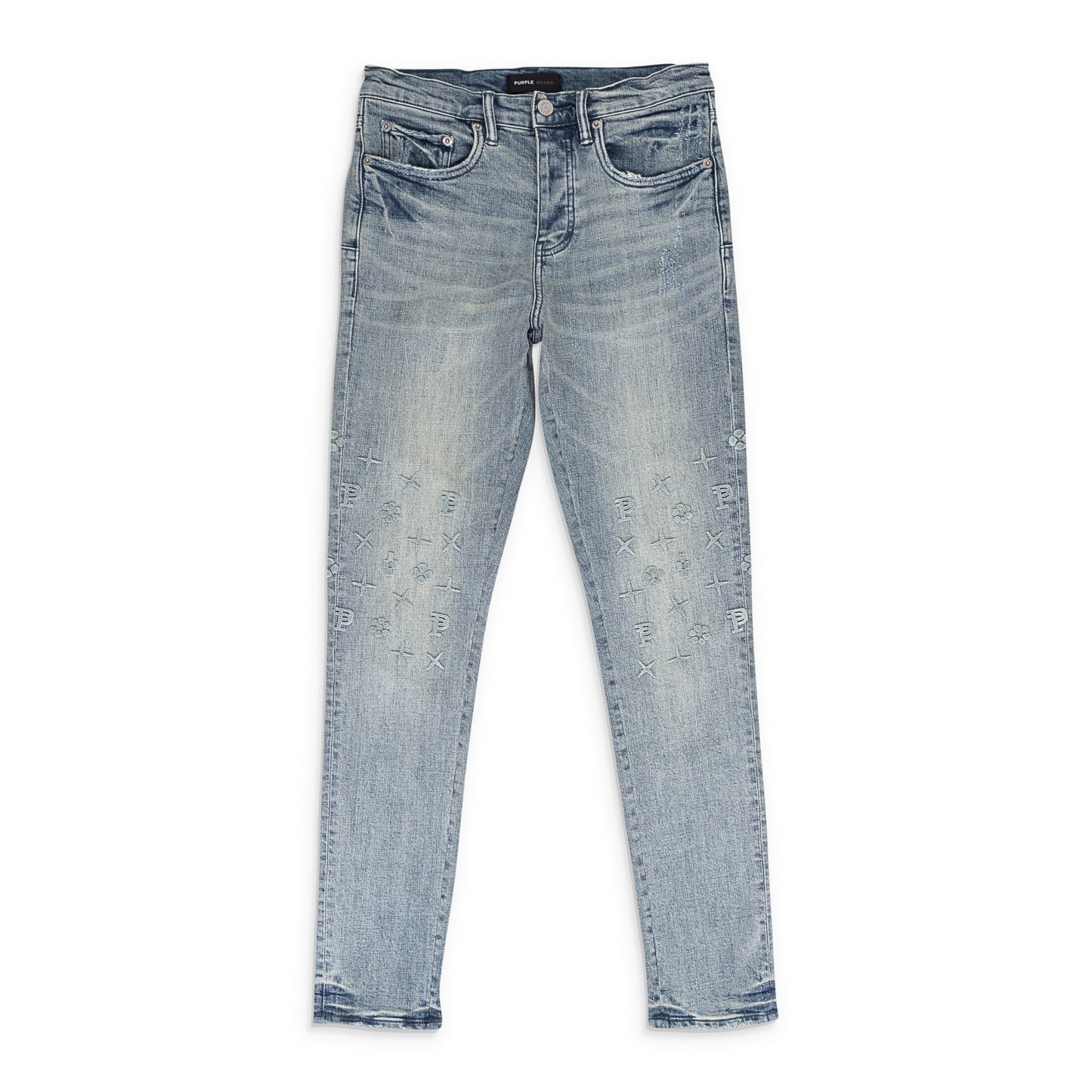 TUFFETAGE MONOGRAM Indigo SKINNY JEANS