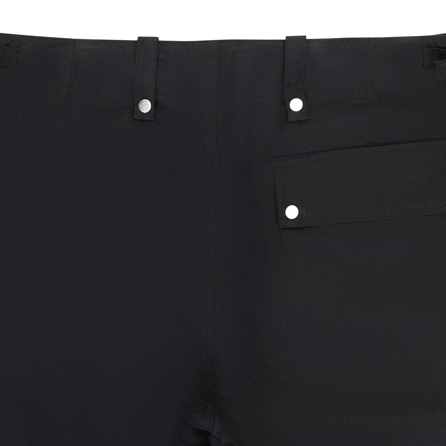 COTTON POLY CARGO BLACK CARGO PANTS