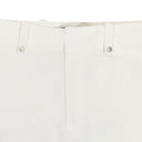 COTTON POLY CARGO OFF WHITE CARGO PANTS