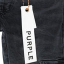 WASHED CARGO FLARE BLACK SKINNY JEANS