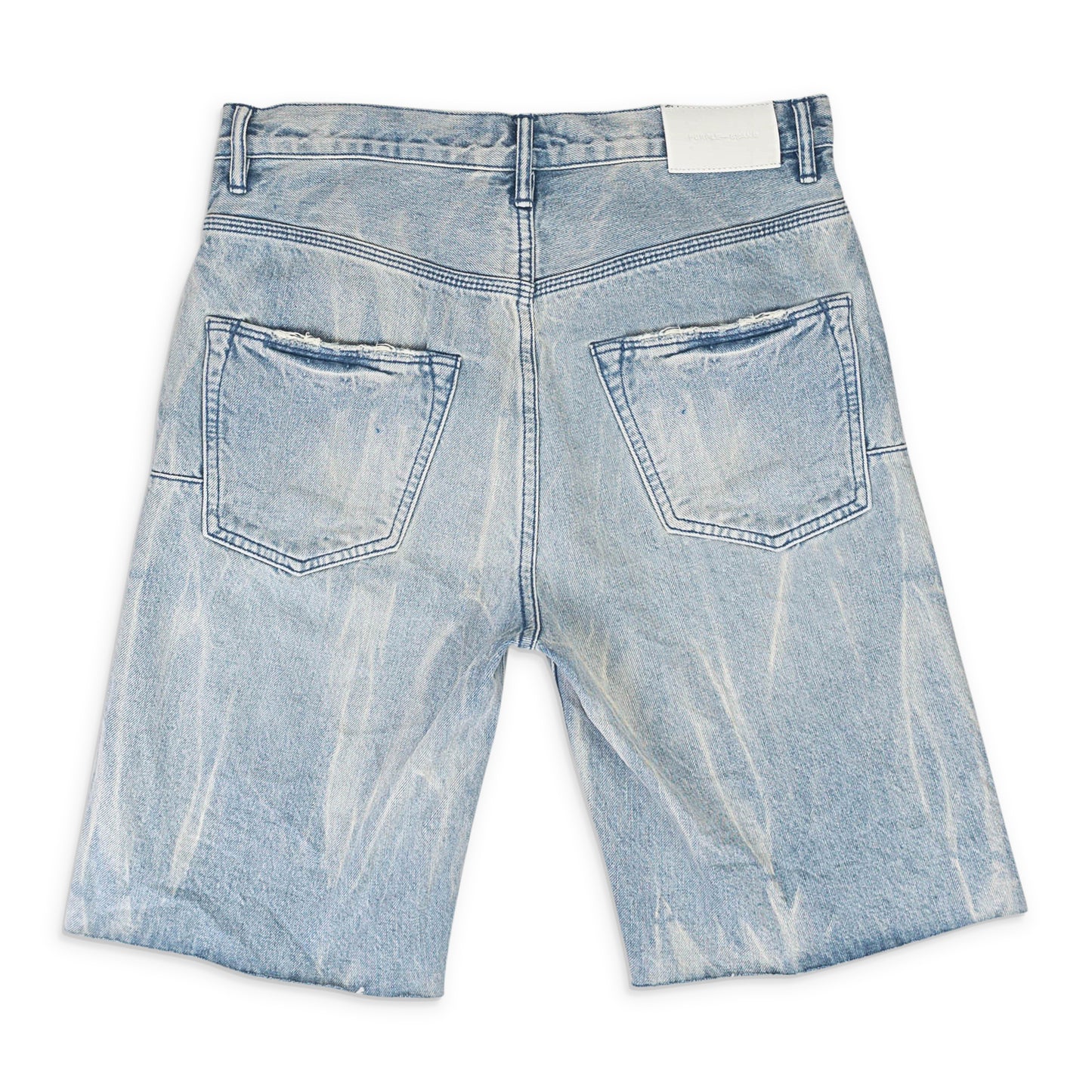 LIGHT TIE ACID RELAXED Indigo SHORTS