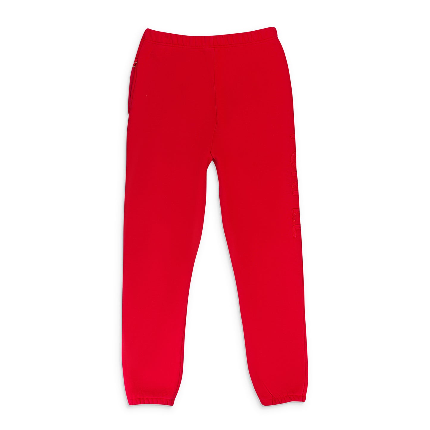 HWT FLEECE SWEATPANT RED JOGGERS & SWEATPANTS