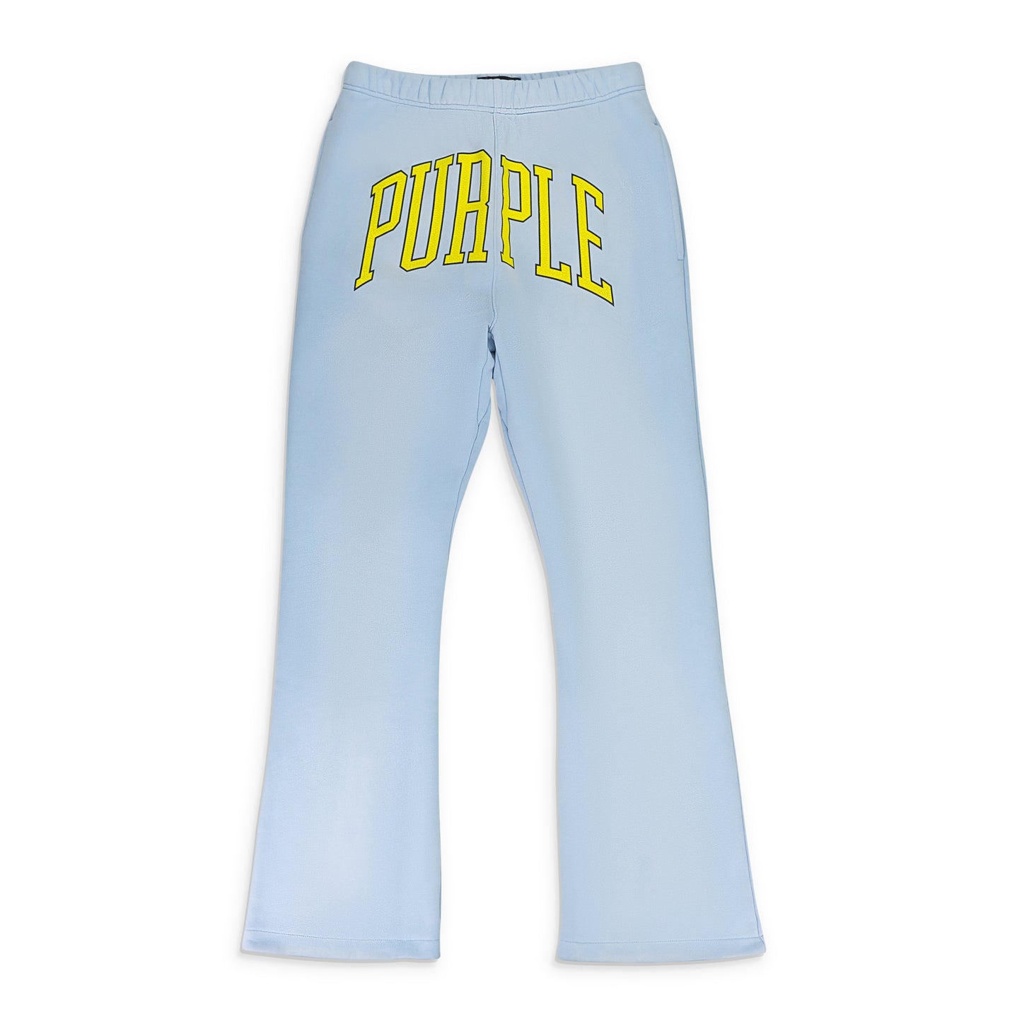 HWT FLEECE FLARED PANT BLUE JOGGERS & SWEATPANTS