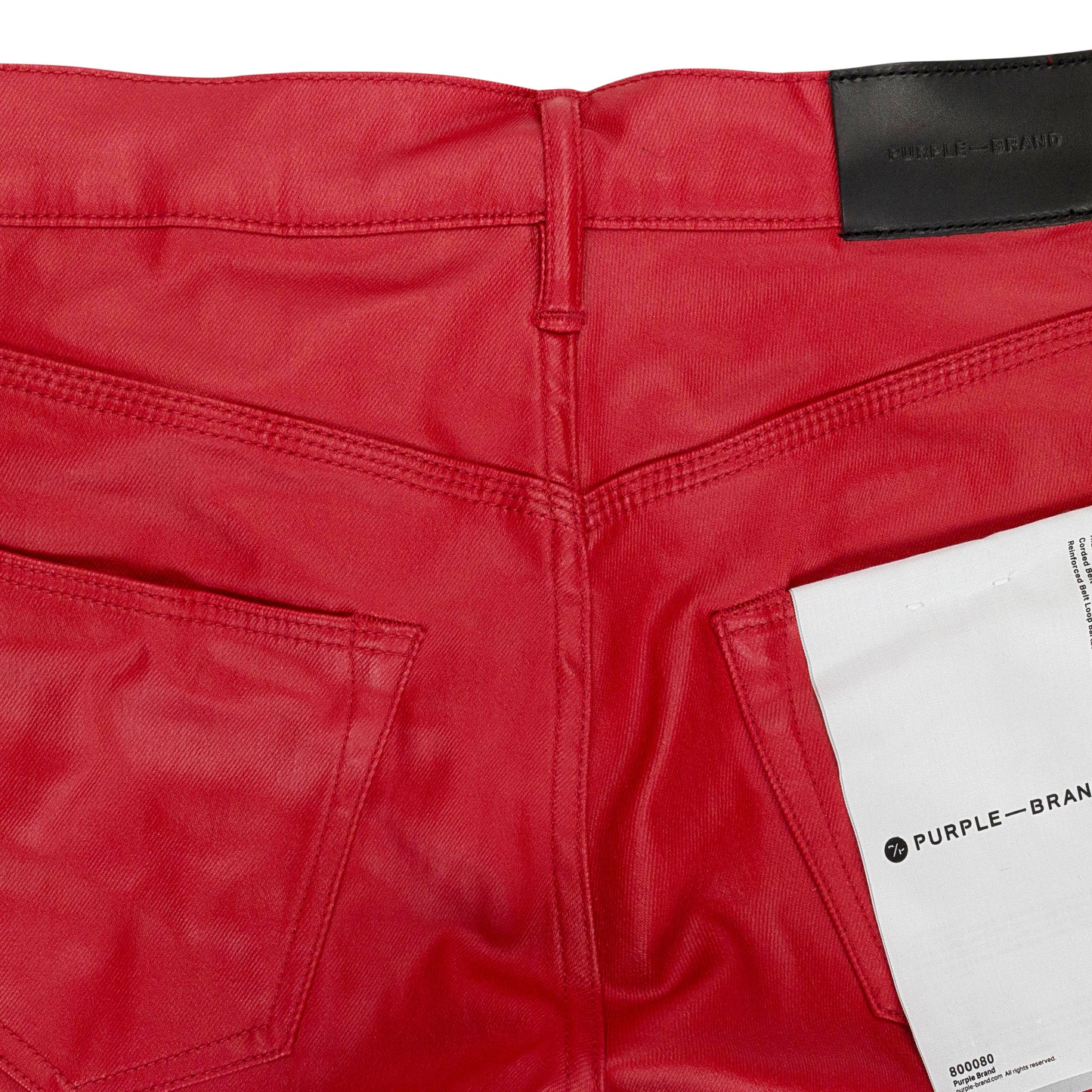 PATENT FILM CARGO FLARE RED SKINNY JEANS