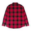 PLAID FLANNEL LS SHIRT RED CASUAL BUTTON-DOWN SHIRTS