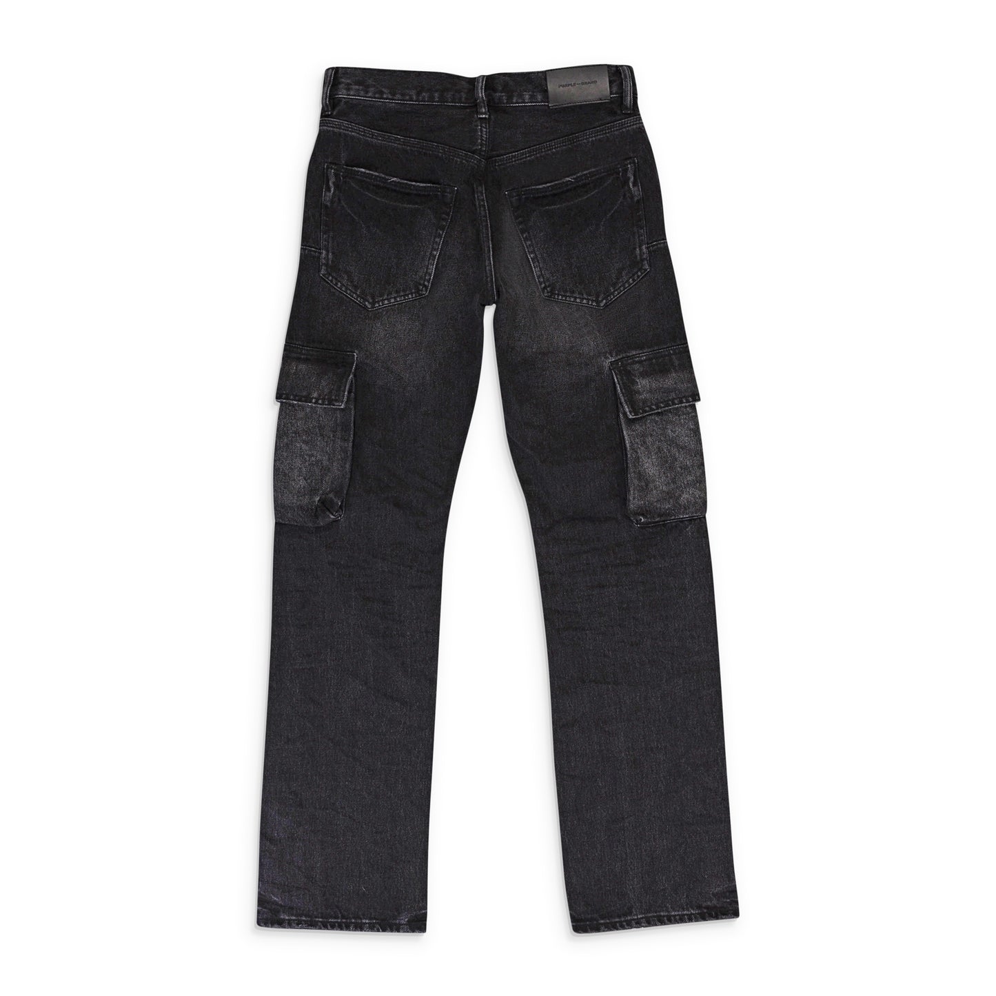 RELAXED CARGO BLACK SKINNY JEANS