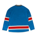 TEAM MESH LONG SLEEVE TOP BLUE T-SHIRTS