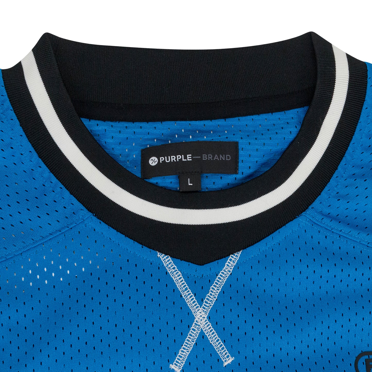 TEAM MESH LONG SLEEVE TOP BLUE T-SHIRTS