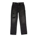 RELAXED CARPENTER BLACK SKINNY JEANS