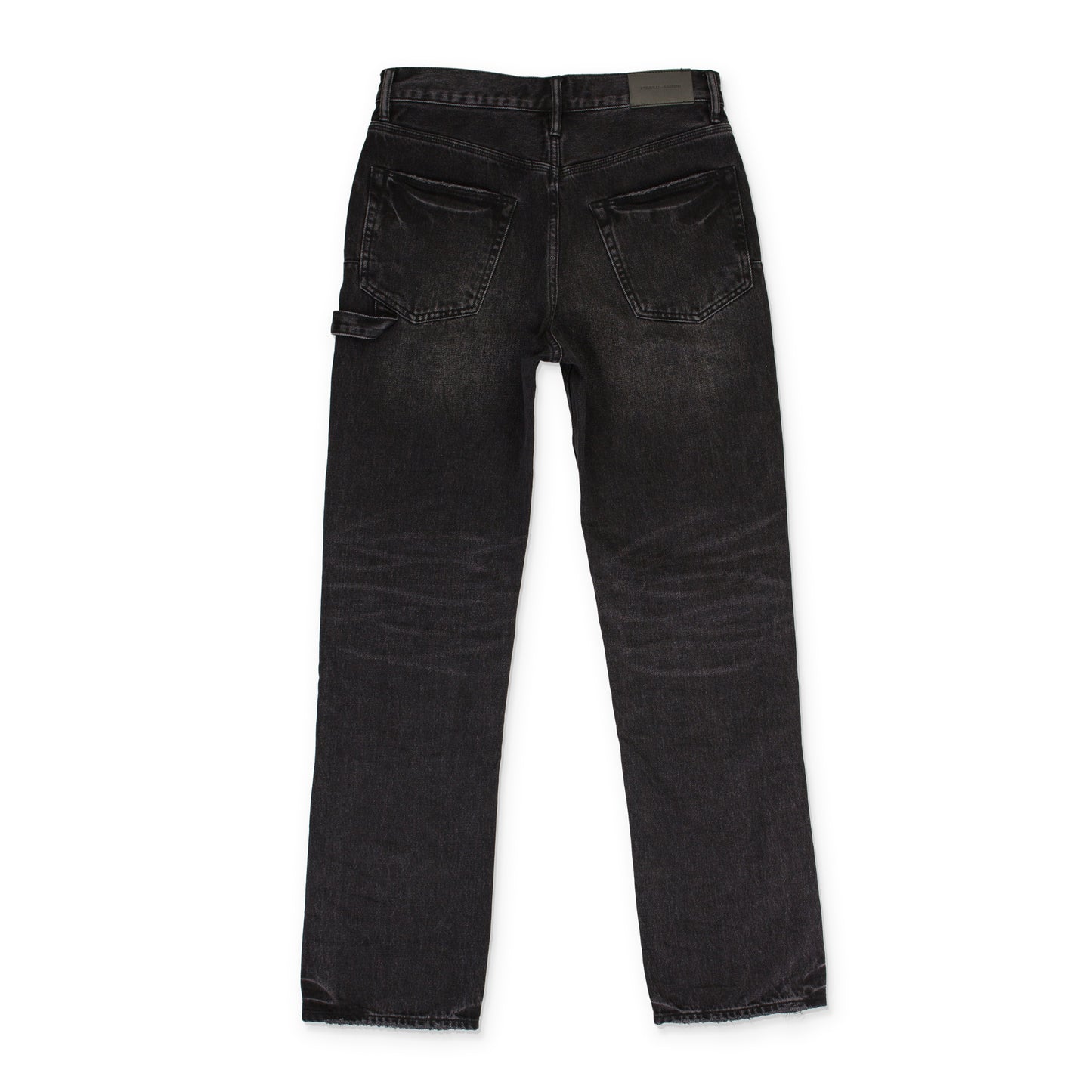 RELAXED CARPENTER BLACK SKINNY JEANS