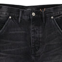 RELAXED CARPENTER BLACK SKINNY JEANS