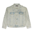 EMBOSSED JACKET Indigo DENIM JACKETS