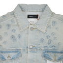 EMBOSSED JACKET Indigo DENIM JACKETS