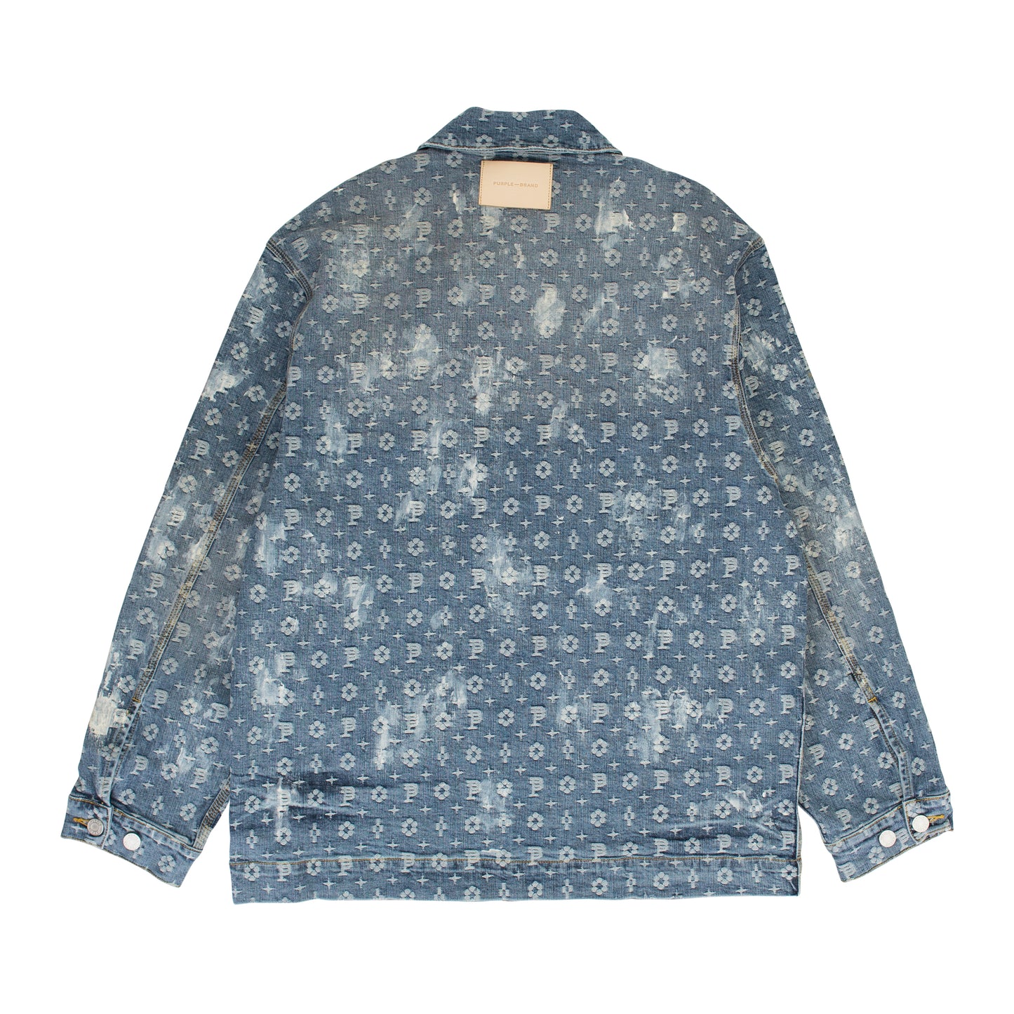 JACQUARD MONOGRAM Indigo DENIM JACKETS