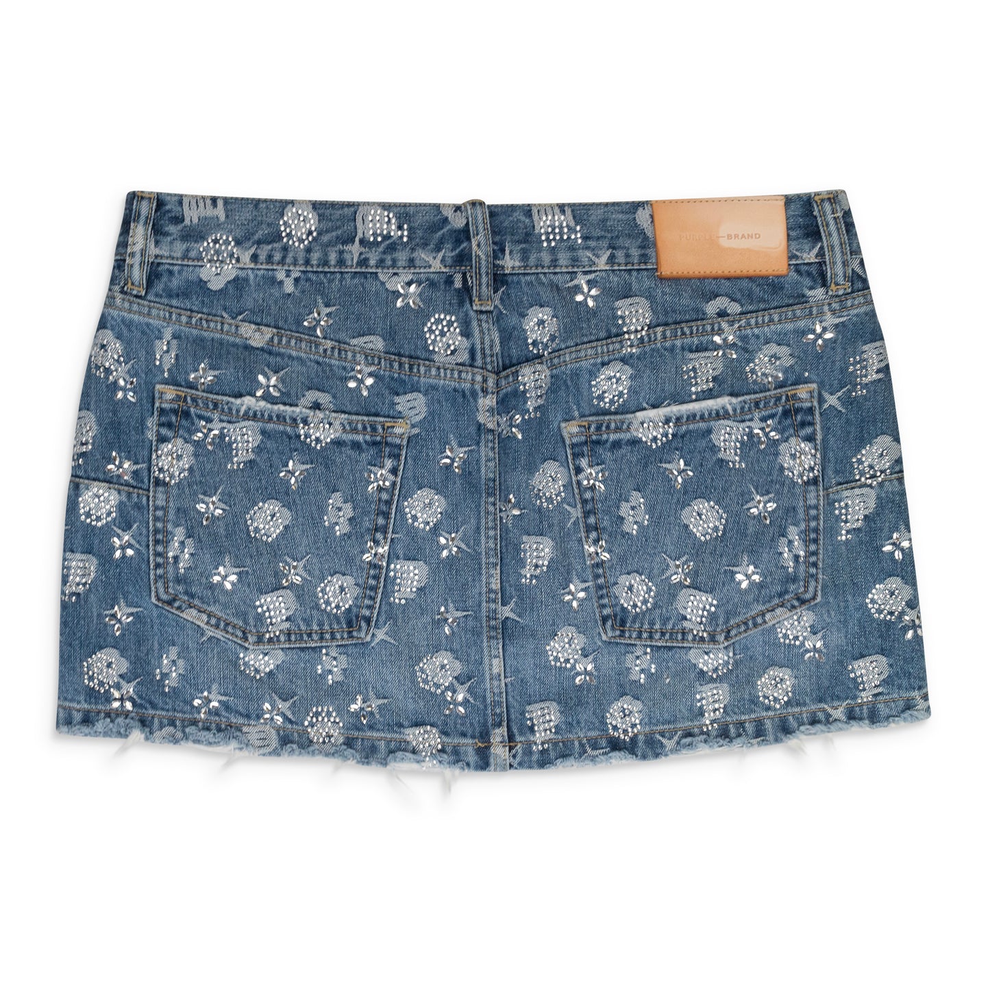 MINI MONO BLING MID INDIGO MINI SKIRTS