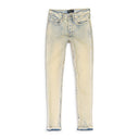 FADED & TINTED FRAY Indigo SKINNY JEANS